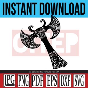 Viking Axe SVG File